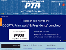 Tablet Screenshot of dccpta.org